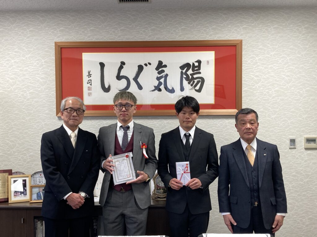 2024年度　天理大学ふるさと会長顕彰を授与